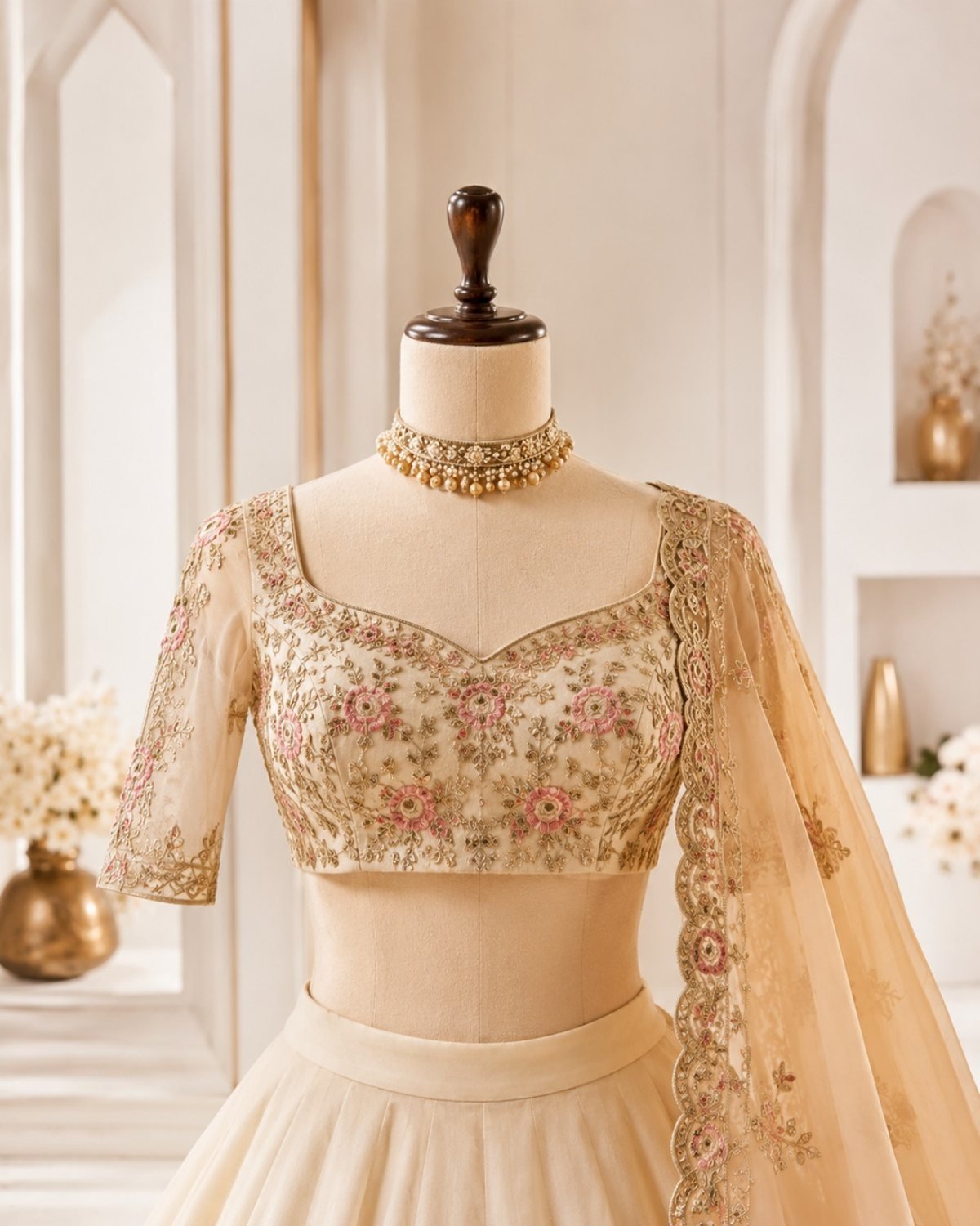 Blouse designer Chennai mannequin display